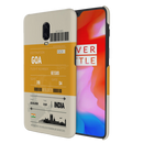 Goa ticket Printed Slim Cases and Cover for OnePlus 6T
