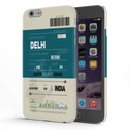 Delhi ticket Printed Slim Cases and Cover for iPhone 6 Plus