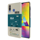 Delhi ticket Printed Slim Cases and Cover for Galaxy M30