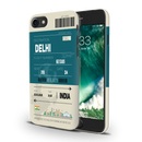Delhi ticket Printed Slim Cases and Cover for iPhone 7