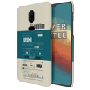 Delhi ticket Printed Slim Cases and Cover for OnePlus 6