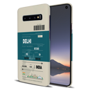 Delhi ticket Printed Slim Cases and Cover for Galaxy S10 Plus