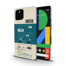Delhi ticket Printed Slim Cases and Cover for Pixel 4A