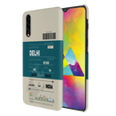 Delhi ticket Printed Slim Cases and Cover for Galaxy A50