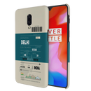 Delhi ticket Printed Slim Cases and Cover for OnePlus 6T