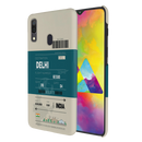 Delhi ticket Printed Slim Cases and Cover for Galaxy A20