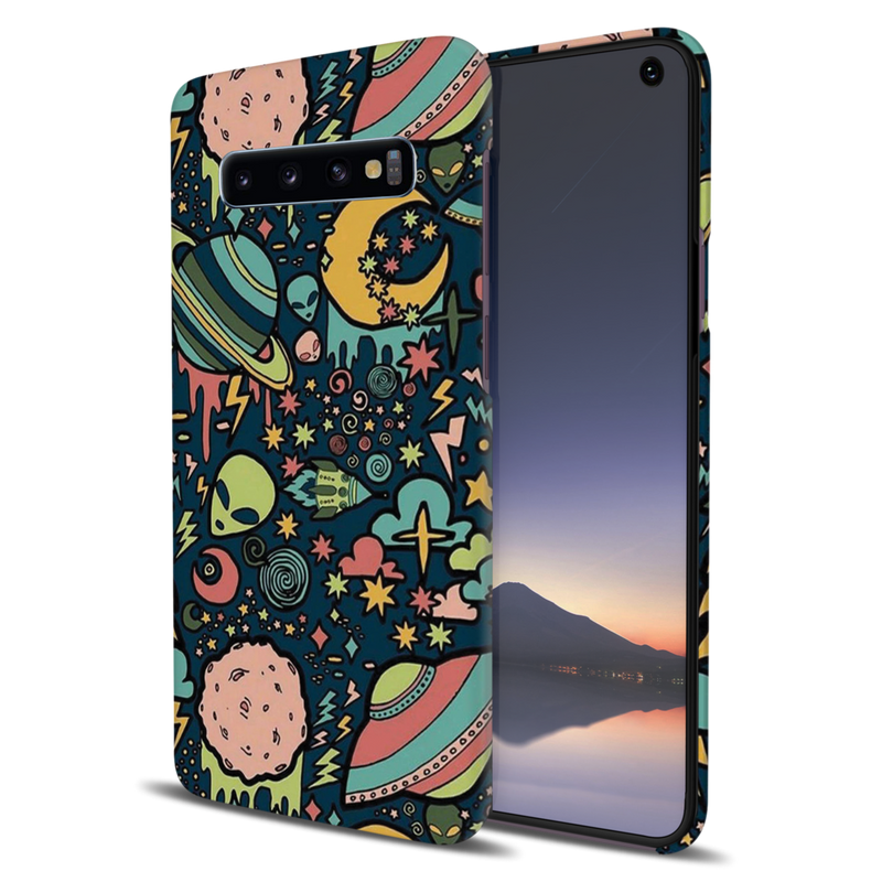 Space Ships Printed Slim Cases and Cover for Galaxy S10 Plus