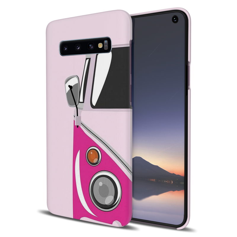 Pink Volkswagon Printed Slim Cases and Cover for Galaxy S10 Plus
