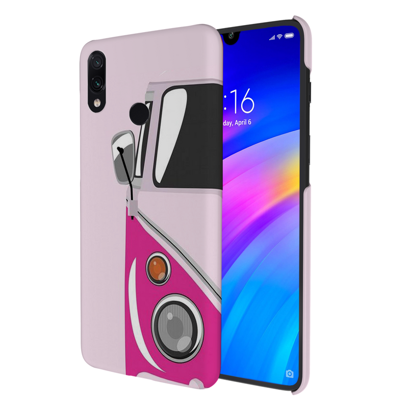 Pink Volkswagon Printed Slim Cases and Cover for Redmi Note 7 Pro