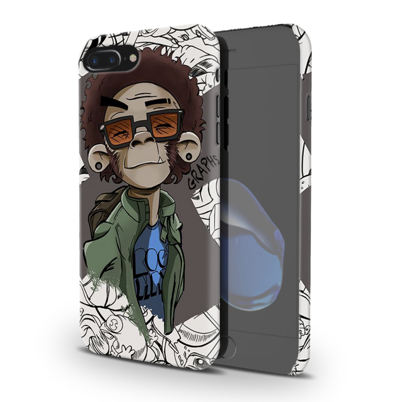 Monkey Printed Slim Cases and Cover for iPhone 7 Plus