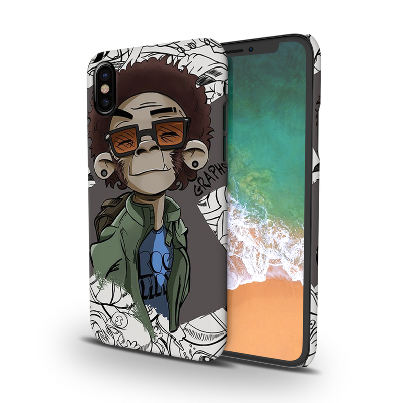 Monkey Printed Slim Cases and Cover for iPhone XS