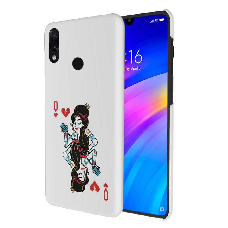 Queen Card Printed Slim Cases and Cover for Redmi Note 7 Pro