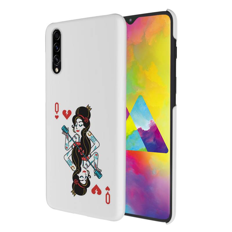 Queen Card Printed Slim Cases and Cover for Galaxy A70