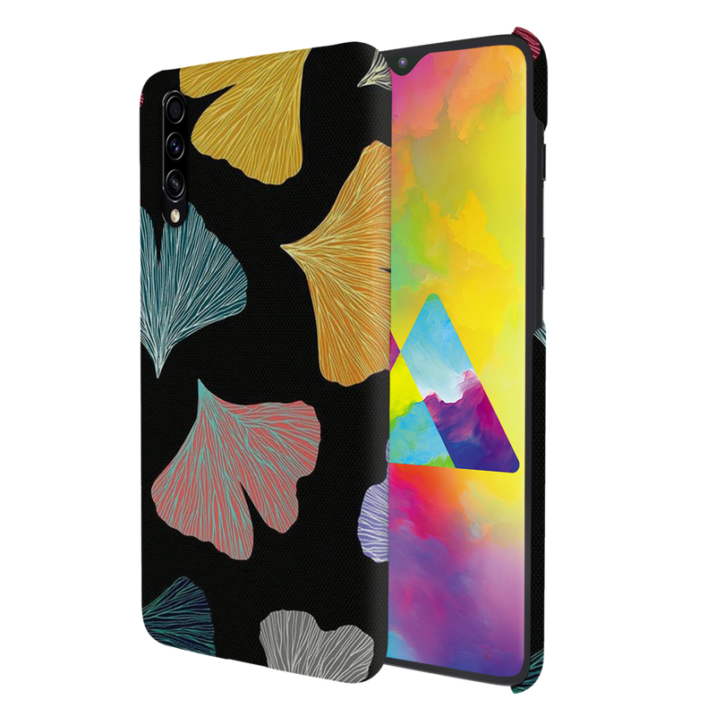 Colorful leafes Printed Slim Cases and Cover for Galaxy A70