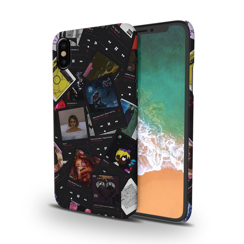 Cassette Printed Slim Cases and Cover for iPhone X