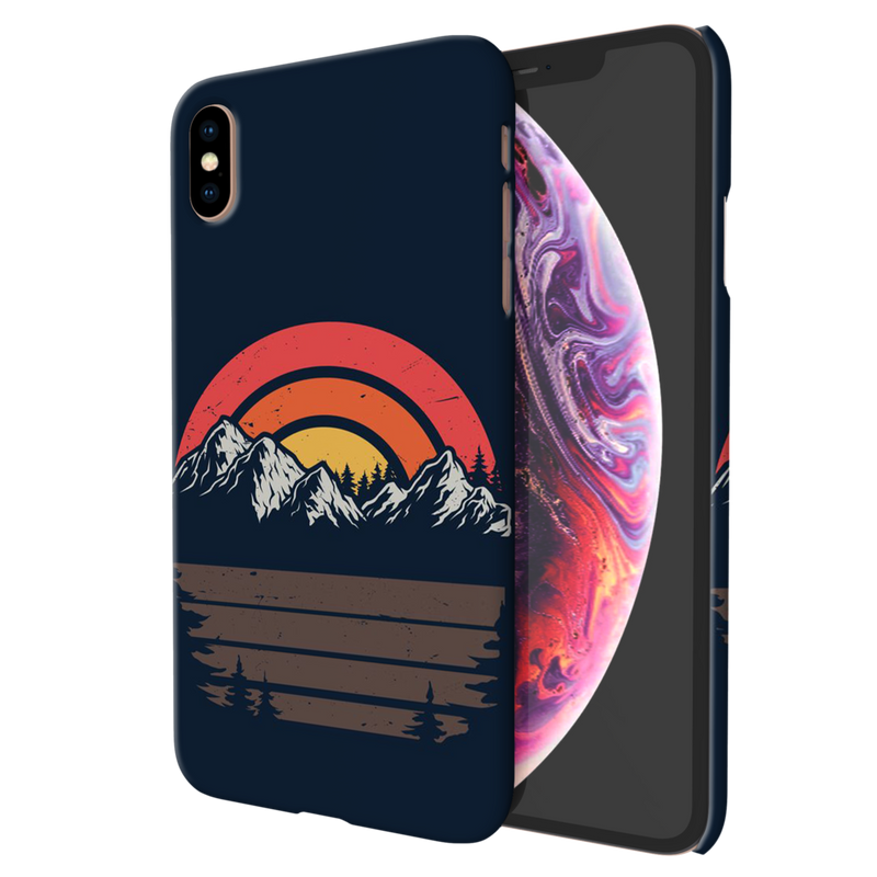 Mountains Printed Slim Cases and Cover for iPhone XS Max