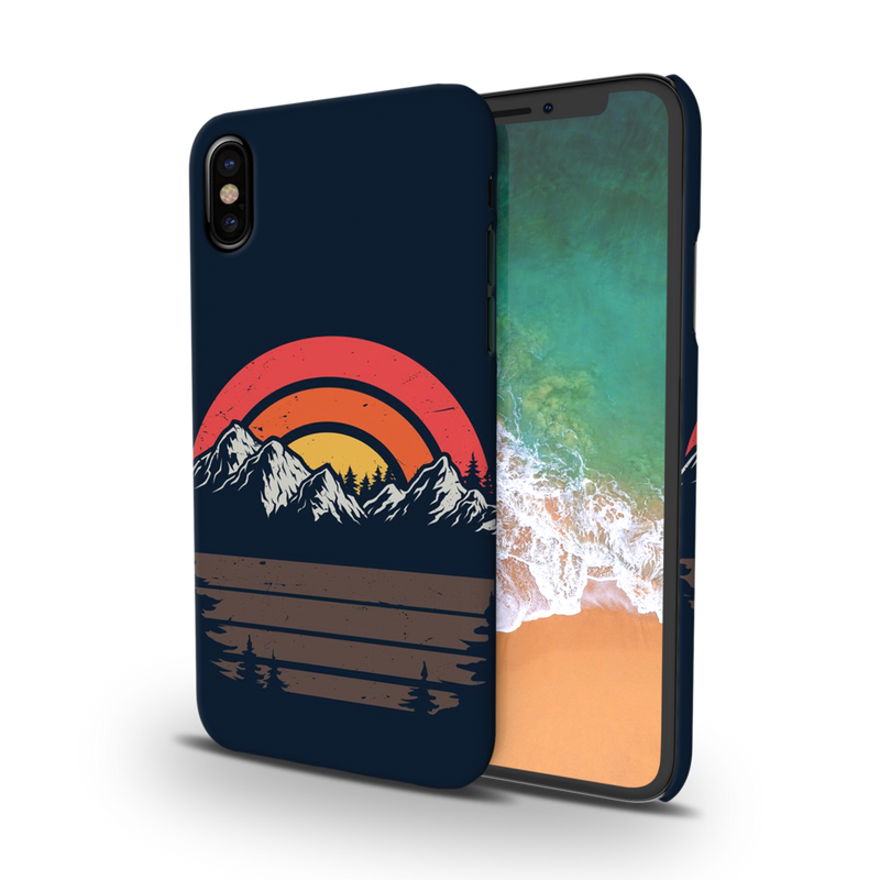 Mountains Printed Slim Cases and Cover for iPhone XS