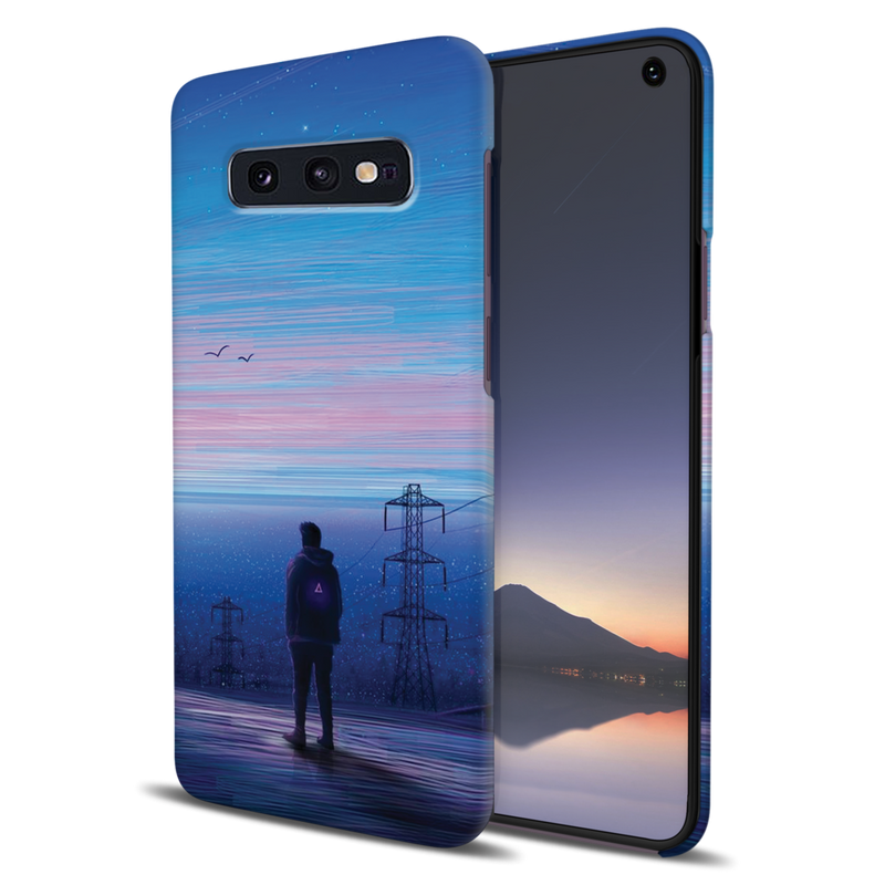 Alone at night Printed Slim Cases and Cover for Galaxy S10E