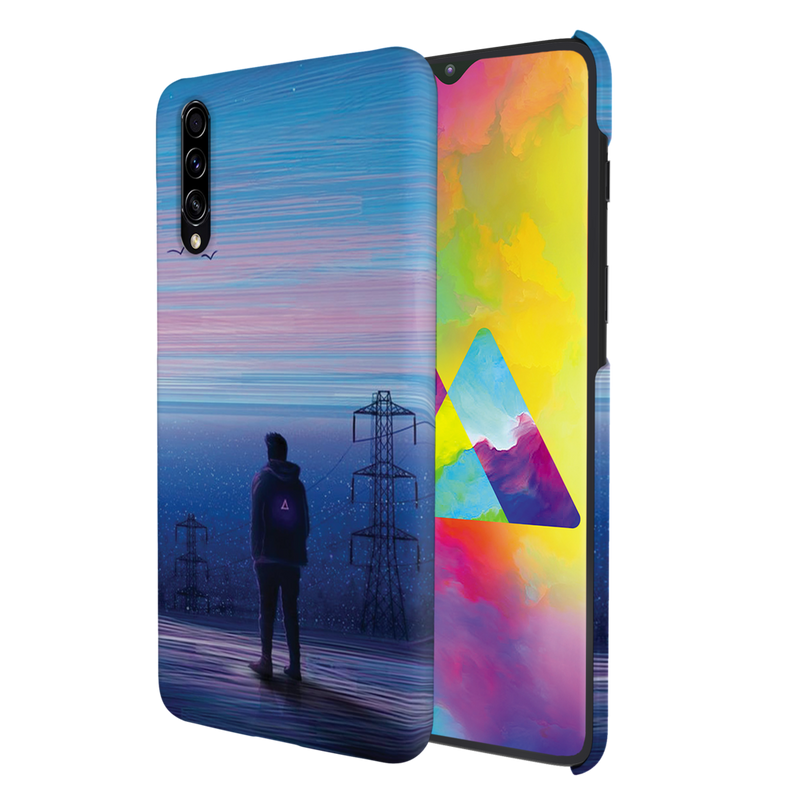Alone at night Printed Slim Cases and Cover for Galaxy A50