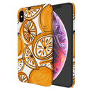 Orange Lemon Printed Slim Cases and Cover for iPhone XS Max