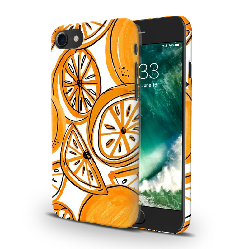 Orange Lemon Printed Slim Cases and Cover for iPhone 7