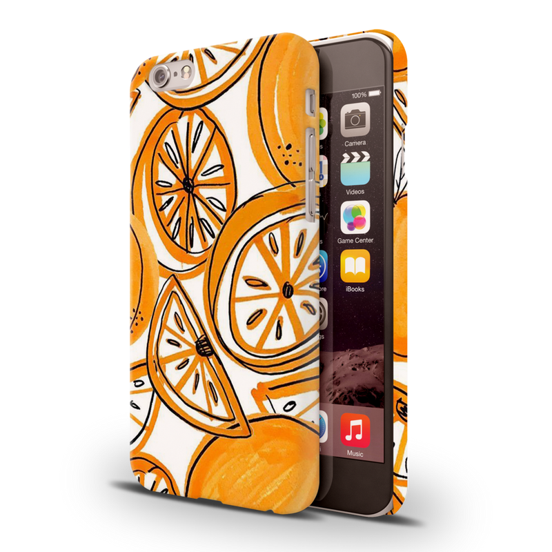 Orange Lemon Printed Slim Cases and Cover for iPhone 6