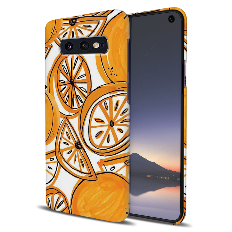 Orange Lemon Printed Slim Cases and Cover for Galaxy S10E