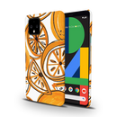 Orange Lemon Printed Slim Cases and Cover for Pixel 4XL
