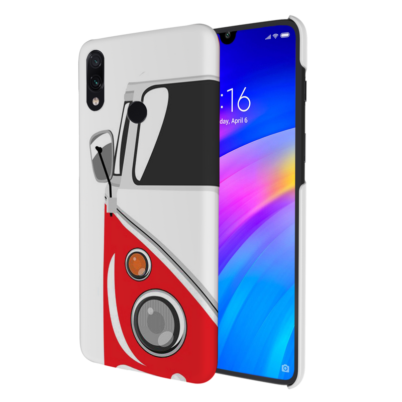 Red Volkswagon Printed Slim Cases and Cover for Redmi Note 7 Pro