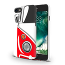 Red Volkswagon Printed Slim Cases and Cover for iPhone 8