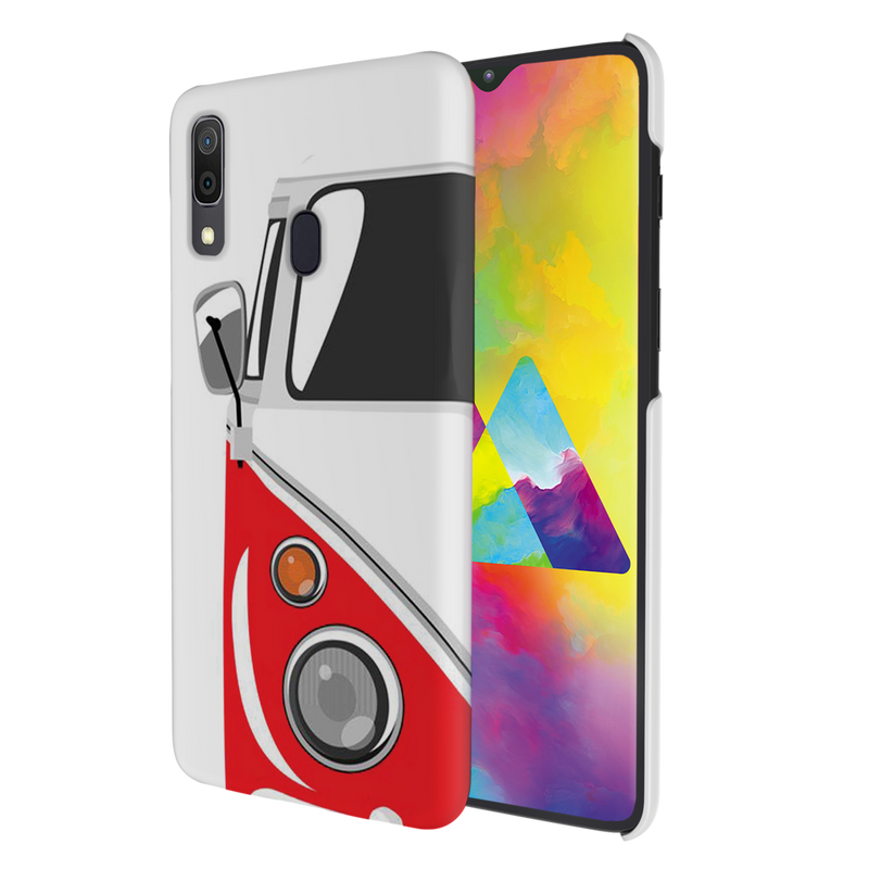 Red Volkswagon Printed Slim Cases and Cover for Galaxy A30