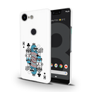 King 2 Card Printed Slim Cases and Cover for Pixel 3XL