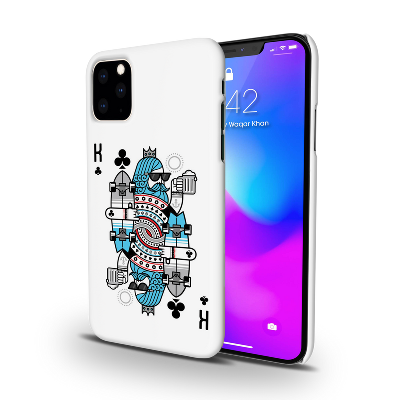 King 2 Card Printed Slim Cases and Cover for iPhone 11 Pro