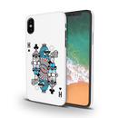 King 2 Card Printed Slim Cases and Cover for iPhone X