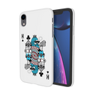 King 2 Card Printed Slim Cases and Cover for iPhone XR