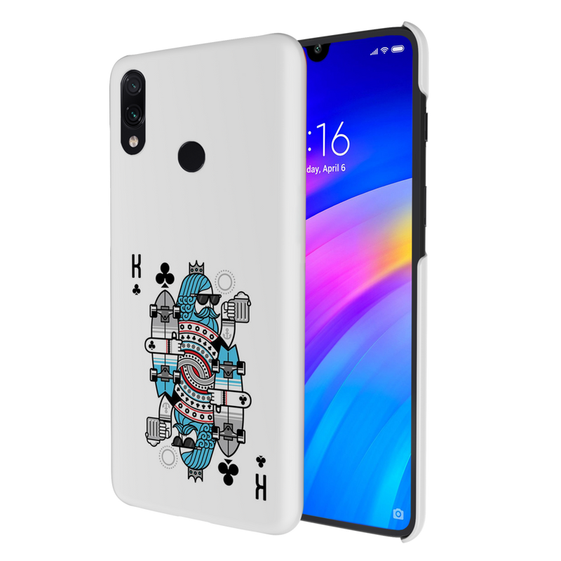 King 2 Card Printed Slim Cases and Cover for Redmi Note 7 Pro