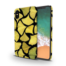 Yellow Leafs Printed Slim Cases and Cover for iPhone X