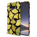 Yellow Leafs Printed Slim Cases and Cover for Galaxy S10E