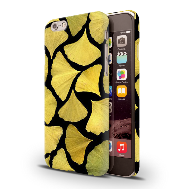Yellow Leafs Printed Slim Cases and Cover for iPhone 6