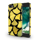 Yellow Leafs Printed Slim Cases and Cover for iPhone 7