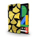 Yellow Leafs Printed Slim Cases and Cover for Pixel 4XL