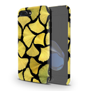 Yellow Leafs Printed Slim Cases and Cover for iPhone 7 Plus