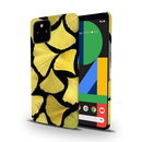 Yellow Leafs Printed Slim Cases and Cover for Pixel 4A
