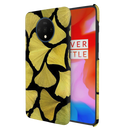 Yellow Leafs Printed Slim Cases and Cover for OnePlus 7T