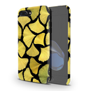 Yellow Leafs Printed Slim Cases and Cover for iPhone 8 Plus