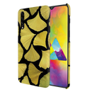 Yellow Leafs Printed Slim Cases and Cover for Galaxy A30S