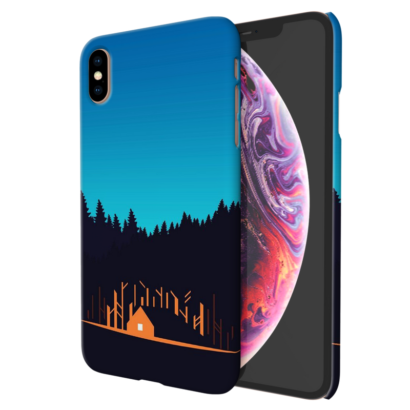 Night Stay Printed Slim Cases and Cover for iPhone XS Max