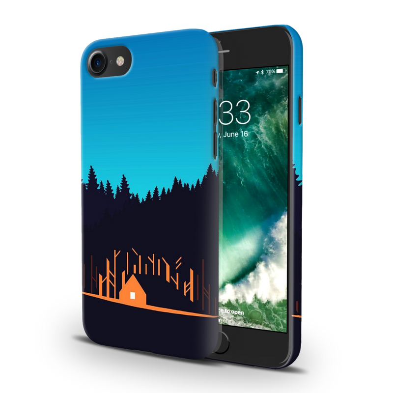 Night Stay Printed Slim Cases and Cover for iPhone 8