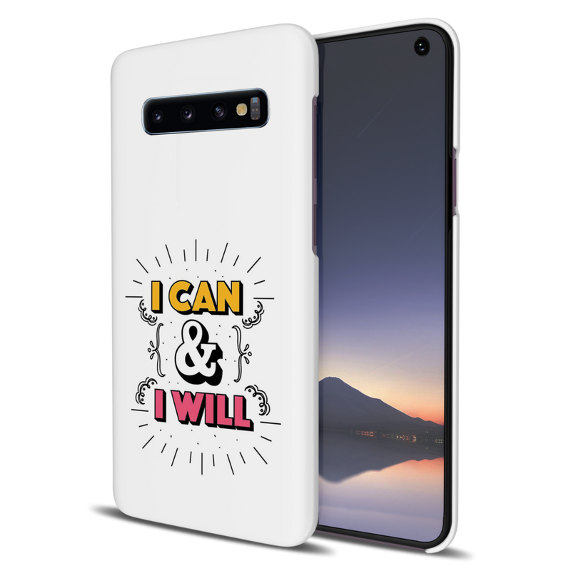 I can and I will Printed Slim Cases and Cover for Galaxy S10 Plus