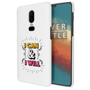 I can and I will Printed Slim Cases and Cover for OnePlus 6